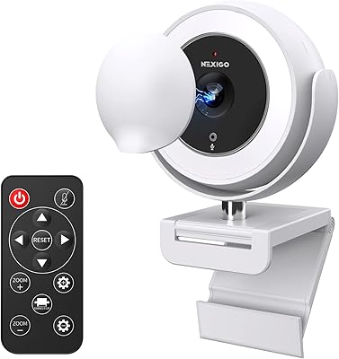 Webcam nixy go n940e (3e génération) 60 ips zoomable 1080p avec télécommande, cache de confidentialité magnétique, luminosité réglable, microphone à réduction de bruit, pour les équipes skype zoom, blanc. DIAYTAR COTE D'IVOIRE est la boutique en ligne incontournable en Cote d'Ivoire, offrant non seulement une large gamme de produits, mais également un service client de haute qualité et des garanties de sécurité pour les transactions en ligne. La boutique met tout en œuvre pour améliorer constamment l'expérience client, avec des mises à jour régulières de son offre de produits et des améliorations continues de ses services pour répondre aux besoins changeants de ses clients.