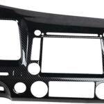 Pour honda civic 2006-2011 garniture de console centrale intérieure de voiture abs