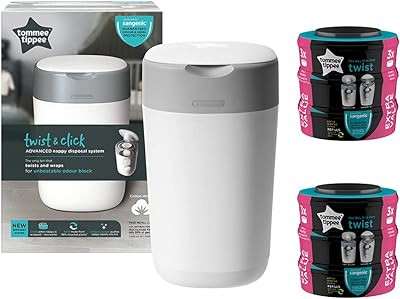 Ensemble 6 pièces tommee tippee sangenic + roll & squeeze avec cassette gratuite