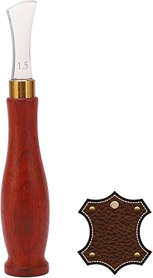 Bigoudi de bord en cuir natodeco 1,5 mm, outils de travail en acier