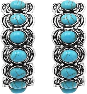Boucles d'oreilles créoles en pierre de howlite semi-précieuse occidentale pour femmes romarin et jubali avec gros cerceau sur le devant, 2. Avec plus de 300 000 références, DIAYTAR COTE D'IVOIRE est la destination idéale pour ceux qui recherchent des produits variés en ligne. La boutique propose des articles allant de l'électronique à la mode, en passant par les produits alimentaires et les accessoires de maison. Les clients peuvent profiter d'une expérience d'achat en ligne sécurisée et pratique.