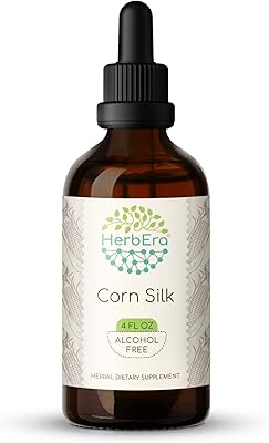 Teinture d'extrait de plantes sans alcool corn silk b120, soie de maïs biologique