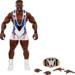 Figurine mattel wwe big eye elite collection avec articulation de luxe, détails réalistes