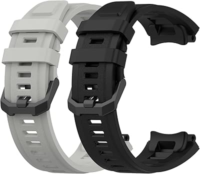 Bracelets showvit compatibles avec la montre amazfit t-rex 2, bracelet de remplacement de sport en silicone souple pour montre intelligente amazfit t-rex 2, paquet de 2. La boutique en ligne DIAYTAR COTE D'IVOIRE propose une expérience d'achat pratique et divertissante, avec des fonctionnalités telles que la recherche de produits, les filtres de prix et les avis clients. Elle permet aux consommateurs de comparer facilement les prix et les fonctionnalités des produits, facilitant ainsi leur processus de prise de décision d'achat. De plus, elle propose régulièrement des promotions et des offres spéciales.