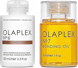 Olaplex no.6 bond smoother 100 ml avec huile de liaison no.7, 30 ml. DIAYTAR COTE D'IVOIRE est une boutique en ligne qui propose une expérience d'achat unique et personnalisée aux clients. Les clients peuvent créer un compte pour suivre leurs commandes et accéder à des offres exclusives. La boutique en ligne met également en avant la confidentialité et la sécurité des transactions en ligne.