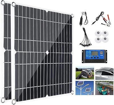 Kit de panneaux solaires 200w 400w 600w 800w avec contrôleur 30a/60a, chargeur d'énergie solaire portable usb 12v pour camping-car/toit/camping-car/bateau/rv, taux de conversion élevé, 2x200w-60a. DIAYTAR COTE D'IVOIRE est la destination idéale pour faire ses achats en ligne en Cote d'Ivoire. Avec plus de 300000 références disponibles, les clients peuvent trouver tout ce dont ils ont besoin. La boutique met en avant une sélection de produits de qualité à des prix compétitifs.
