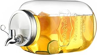 Distributeur de boissons en verre beauty party, distributeur de boissons pour réfrigérateur 5l
