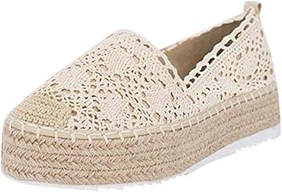 Skiko chaussures compensées pour femmes, chaussures décontractées respirantes à semelle épaisse creuse de couleur unie, espadrilles pour tennis, bowling et robes. La boutique en ligne DIAYTAR COTE D'IVOIRE propose une large sélection de produits à des prix compétitifs, ce qui en fait un incontournable pour les consommateurs ivoiriens. Elle offre également des services de livraison rapides et fiables, ainsi que des options de paiement sécurisées. La boutique leader en Cote d'Ivoire continue de se développer et de se renforcer sur le marché du commerce électronique.