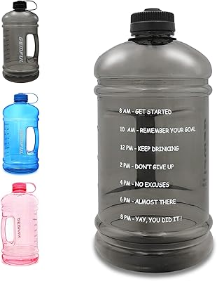 Grande bouteille d'eau de motivation gimful 3l sans bpa pour les sports de plein air, noir. DIAYTAR COTE D'IVOIRE, la boutique en ligne généraliste de référence en Côte d'Ivoire, propose plus de 300 000 références de produits pour répondre à tous les besoins de ses clients. Avec une offre variée et constamment mise à jour, DIAYTAR COTE D'IVOIRE est devenue la destination incontournable pour les consommateurs ivoiriens. Elle garantit une expérience d'achat en ligne sécurisée et pratique.
