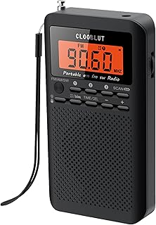 Radio à transistor portable fm-am-sw alimentée par 2 piles aa avec interrupteur