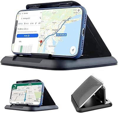 Support de téléphone de voiture support gps tapis de voiture en silicone bureau