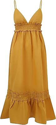 Robe longue en coton et lin balou pour femme, moutarde, uk 12, moutarde, 12. Avec plus de 300000 références, DIAYTAR COTE D'IVOIRE est la boutique en ligne idéale pour les clients qui cherchent une grande variété de produits. De la mode à l'électronique, en passant par les produits pour la maison et les loisirs, cette boutique en ligne a tout pour répondre aux besoins de tous. DIAYTAR COTE D'IVOIRE est la destination préférée des clients ivoiriens pour faire du shopping en ligne.
