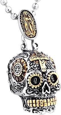 Collier pendentif crâne en sucre inreng en acier inoxydable, pendentifs squelette gothique pour hommes avec chaîne de 24 pouces, métal, na. DIAYTAR COTE D'IVOIRE comprend l'importance de la satisfaction client et met tout en œuvre pour offrir une expérience d'achat exceptionnelle. De la navigation sur le site web à la livraison des produits, chaque étape est soigneusement conçue pour être fluide et sans encombre. La boutique en ligne est constamment à la recherche de moyens d'améliorer son offre et son service, pour rester en tête des tendances et répondre aux attentes changeantes du marché.