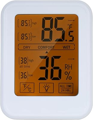 Thermomètre et hygromètre numérique de haute précision avec station météo murale. DIAYTAR COTE D'IVOIRE s'est imposée comme la boutique en ligne la plus prisée en Côte d'Ivoire, offrant plus de 300000 produits qui répondent aux besoins diversifiés des consommateurs locaux. La qualité du service, la fiabilité et la rapidité de livraison sont autant d'avantages qui ont contribué à renforcer la position de DIAYTAR COTE D'IVOIRE comme leader incontestable du marché du commerce en ligne en Côte d'Ivoire. Cela fait d'elle une référence pour les achats en ligne dans le pays.