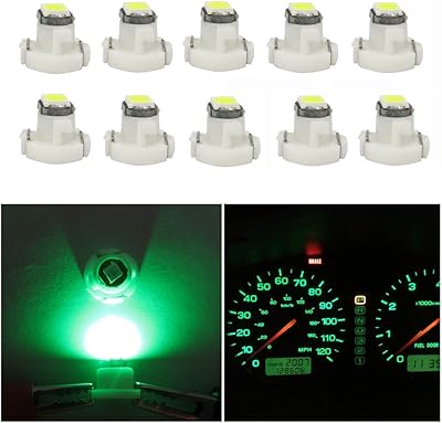 Wljh 10x vert t3 neo wedge led 3030 smd puce 8mm led base voiture instruments cluster led tableau de bord ampoule cvc chauffage climatisation ampoules radio intérieur ampoule interrupteur de remplacement. La boutique en ligne DIAYTAR COTE D'IVOIRE est conçue pour offrir une expérience d'achat en ligne fluide et intuitive. Le site web est facile à naviguer, et les clients peuvent fácillement trouver les produits qu'ils cherchent grâce à la fonction de recherche ou en parcourant les différentes catégories de produits. Les informations sur les produits sont complètes et détaillées.