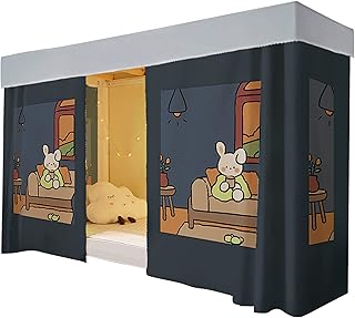 Huyukoool joli rideau de lit superposé en tissu pour dortoir d'étudiants, moustiquaires pour tente de lit et auvent de couchage simple, motif lapin. DIAYTAR COTE D'IVOIRE est une plateforme d'achat en ligne qui satisfait tous les besoins des consommateurs ivoiriens. Avec plus de 300 000 références, la boutique en ligne propose une offre diversifiée pour répondre aux attentes des clients. De plus, la boutique propose des promotions régulières et des offres spéciales pour aider les clients à réaliser des économies sur leurs achats.