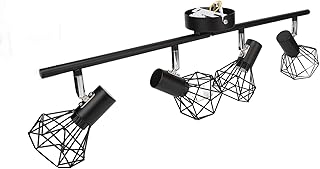 Lampe sur rail, plafonnier sur rail gu10 haute luminosité, grand angle d'éclairage, antirouille