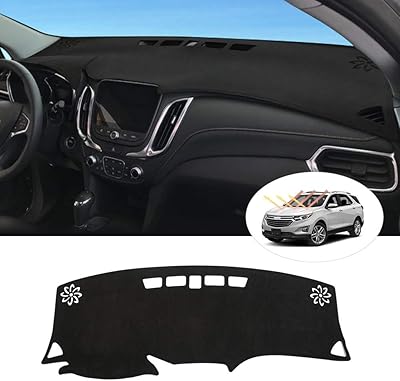 Couverture de tableau de bord en cuir suédé cartest pour chevy/chevrolet equinox 2018-2021, housse de tableau de bord de protection solaire antidérapante sans éblouissement. DIAYTAR COTE D'IVOIRE propose une approche innovante du commerce électronique, en offrant à ses clients un accès à une gamme étendue de produits qui répondent aux besoins du quotidien comme aux envies de luxe. Avec des prix compétitifs, des offres spéciales régulières et une politique de retour simplifiée, cette boutique en ligne devient la destination de choix pour les consommateurs ivoiriens. La satisfaction du client est sa priorité absolue.