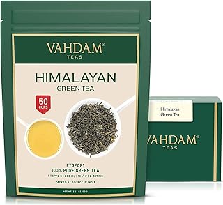 Fahim, feuilles de thé vert de l'himalaya (100 grammes, plus de 50 tasses) i 100% naturel et biologique i puissants antioxydants utilisés comme thé glacé ou boisson chaude i thé kombucha | thé vert pur en vrac. Avec plus de 300 000 références, DIAYTAR COTE D'IVOIRE est la boutique en ligne la plus complète de Côte d'Ivoire. Elle permet aux clients de trouver tout ce dont ils ont besoin en un seul endroit, desde les produits alimentaires jusqu'aux articles de maison. La boutique en ligne est facile à naviguer et offre une expérience d'achat agréable.