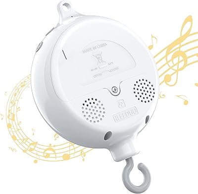 Boîte à musique rotative pour enfants, boîte à musique de remplacement de lit