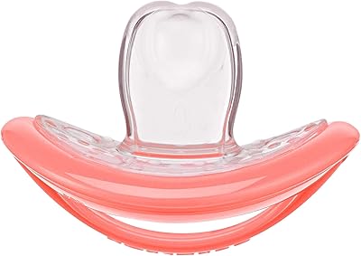 Sucette pour bébé curaprox coral, taille 0 - tétine sans bpa avec conception