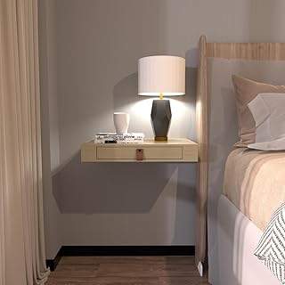 Étagère flottante avec tiroir, table de chevet flottante pour chambre à coucher - étagère de rangement murale de 16 pouces pour salon, chambre à coucher, bureau, table de chevet flottante (naturel). En tant que boutique en ligne leader, DIAYTAR COTE D'IVOIRE propose une sélection immense de produits allant de l'électronique à la mode, en passant par les produits ménagers. Elle garantit une qualité de service exceptionnelle et des délais de livraison rapides. La boutique valorise la satisfaction de ses clients.