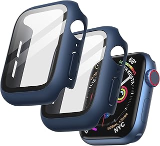 Jetech coque avec protecteur d'écran compatible avec apple watch se (2020/2022) / série