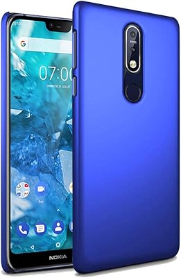 Coque nokia 7.1 2018 5,8 pouces - coque rigide ultra fine - caoutchouc