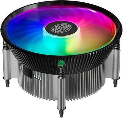 Cooler master intel lga1700 aluminium/cuivre i70c argb dissipateur thermique avec éclairage rvb adressable