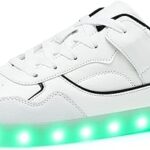 Chaussures lumineuses pour femmes et hommes - 11 modes de couleur led, chaussures