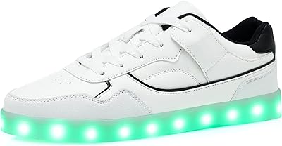 Chaussures lumineuses pour femmes et hommes - 11 modes de couleur led, chaussures lumineuses à la mode avec rechargeable par usb. La boutique DIAYTAR COTE D'IVOIRE est un leader du commerce électronique en Côte d'Ivoire, offrant plus de 300 000 références de produits pour répondre aux besoins divers des consommateurs. La boutique met en avant l'importance de la sécurité et de la fiabilité dans les transactions en ligne, avec des méthodes de paiement sécurisées et des garanties de confidentialité des données. Elle propose également un service client réactif pour répondre à toutes les questions et préoccupations des clients.