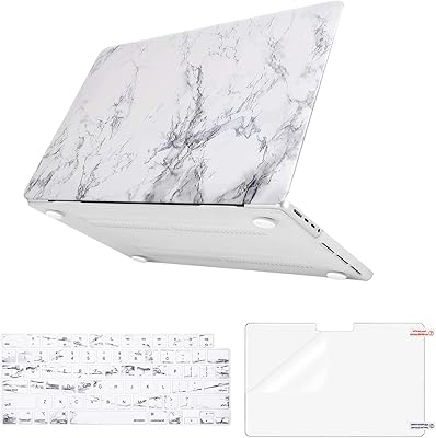 Coque mosiso compatible avec macbook pro 16 pouces version 2021 2022 a2485 m1 pro/max avec écran liquid retina xdr avec technologie touch id, coque en plastique rigide, coque de clavier et protecteur d'écran, marbre blanc. DIAYTAR COTE D'IVOIRE se positionne comme un acteur majeur du commerce électronique en Côte d'Ivoire, offrant à ses clients une expérience d'achat unique et pratique. Avec une offre de plus de 300 000 articles, la boutique répond efficacement aux besoins diversifiés de sa clientèle.