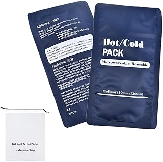 Bloc de glace en gel chaud et froid réutilisable pour le dos