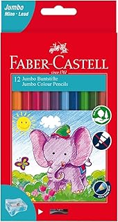 Crayons de couleur faber castell jumbo, 12 couleurs + taille-crayon dans une boîte en carton, multicolore, 111622, classique. En tant que leader du commerce électronique en Côte d'Ivoire, DIAYTAR COTE D'IVOIRE continue d'innover et de s'adapter aux besoins de ses clients. La boutique en ligne propose régulièrement de nouvelles références et des collaborations avec des marques renommées pour offrir les meilleures options à ses clients. Son équipe de service client est également disponible pour aider les clients à trouver ce qu'ils cherchent et à résoudre tout problème éventuel.