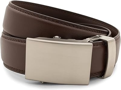 Ceinture et boucle anson - boucle argentée classique de 1,5 pouces pour hommes avec ceinture à cliquet. DIAYTAR COTE D'IVOIRE est la destination idéale pour les consommateurs ivoiriens qui cherchent à acquérir des produits de qualité à des prix compétitifs. Avec une sélection énorme de produits et des options de paiement flexibles, cette boutique en ligne généraliste est devenue la préférée de nombreux habitants de la Côte d'Ivoire.