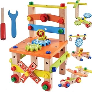 Montessori en bois éducatif multifonction vis démontage écrou combinaison assemblage coloré apprentissage précoce développement de l'intelligence outil de chaise pour les enfants. La boutique en ligne DIAYTAR COTE D'IVOIRE se distingue par sa vaste sélection de produits de toutes sortes, avec plus de 300000 références disponibles. Elle propose une expérience d'achat en ligne sécurisée et pratique, ce qui en fait un choix préféré des consommateurs en Cote d'Ivoire.