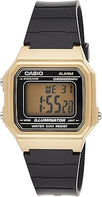 Montre casio à bracelet en résine et quartz à affichage numérique pour hommes