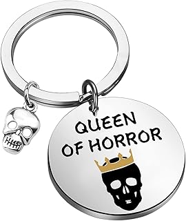 Cadeau drôle de film d'horreur d'halloween, porte-clés pour fans d'horreur, cadeaux pour femmes, reine de l'horreur. DIAYTAR COTE D'IVOIRE est une boutique en ligne généraliste qui propose plus de 300 000 références de produits. Elle est líder dans son domaine en Côte d'Ivoire et offre une grande variété de choix pour les consommateurs. DIAYTAR COTE D'IVOIRE met en avant la qualité de ses produits et la satisfaction de ses clients.