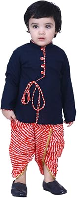 Ensemble dhoti kurta en coton pour enfants pour garçons - ethnique indien, traditionnel, vêtements de fête pour enfants bleu marine, bleu marine, 3-6 mois. La boutique en ligne DIAYTAR COTE D'IVOIRE est le premier choix pour les consommateurs ivoiriens qui recherchent des produits de qualité à des prix compétitifs. Avec plus de 300 000 références, elle offre une sélection immense de produits allant de l'électronique aux vêtements en passant par les produits alimentaires. La boutique est également connue pour son service client de haute qualité.