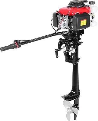Moteur hors-bord 4 temps, moteur hors-bord 4hp avec système de refroidissement par air