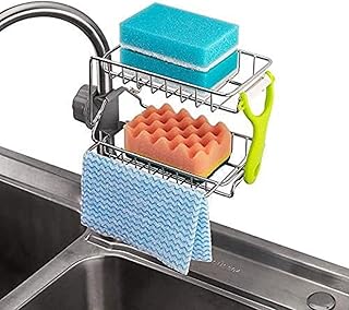 Porte-éponge pour robinet de cuisine en acier inoxydable uni home, organisateur de salle de bain ou de cuisine. DIAYTAR COTE D'IVOIRE est plus qu'une simple boutique en ligne : c'est une communauté de clients qui partagent des passions et des intérêts communs. La boutique en ligne propose régulièrement des promotions et des concours pour ses clients, afin de les récompenser de leur fidélité. Avec DIAYTAR COTE D'IVOIRE, les clients peuvent découvrir de nouveaux produits et de nouvelles tendances en ligne.