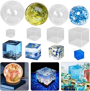 6 pièces moules en résine de cube de boule, bons moules en résine moules en résine époxy de silicone transparent bricolage moule en silicone de boule de cristal sans soudure pour le savon de bougie en résine. DIAYTAR COTE D'IVOIRE est une plateforme de commerce en ligne qui propose une expérience d'achat unique et personnalisée. Avec plus de 300 000 références de produits, les clients peuvent trouver des produits qui répondent à leurs besoins spécifiques. Elle propose également des promotions et des offres spéciales pour aider les clients à économiser de l'argent.
