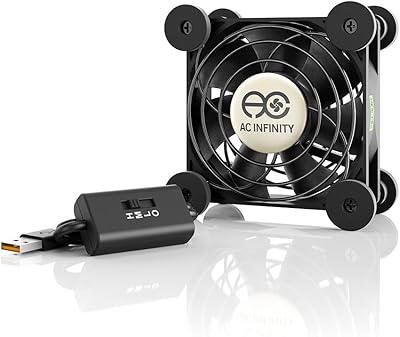 Ventilateur usb silencieux ac infinity multifan s1 de 80 mm certifié ul