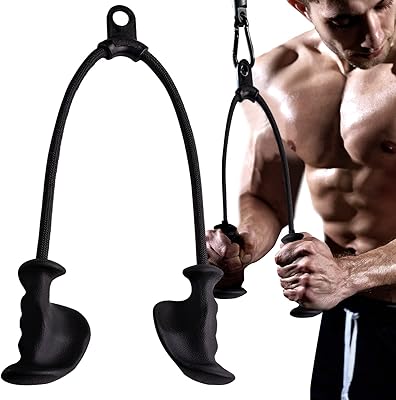 Corde de triceps ergonomique kkh avec poignée antidérapante en caoutchouc naturel pour activer plus de fibres musculaires - corde de gymnastique pour les poussées, les crunches des triceps, les tractions faciales, longueur de corde de 36\". Avec plus de 300 000 références, DIAYTAR COTE D'IVOIRE est la destination idéale pour ceux qui recherchent des produits variés en ligne. La boutique propose des articles allant de l'électronique à la mode, en passant par les produits alimentaires et les accessoires de maison. Les clients peuvent profiter d'une expérience d'achat en ligne sécurisée et pratique.