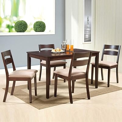 Ensemble de salle à manger rectangulaire 5 pièces danube home bahamas | table de salle à manger de cuisine durable avec 4 chaises de salle à manger | meubles au design moderne 1 + 4 places pour la maison et la salle à manger (assemblage gratuit) - expresso. DIAYTAR COTE D'IVOIRE est la destination de choix pour les consommateurs ivoiriens qui cherchent à acheter des produits en ligne. La boutique en ligne généraliste propose plus de 300 000 références de produits de haute qualité à des prix abordables. Les clients peuvent profiter d'une expérience d'achat en ligne sécurisée et pratique, ainsi que d'une livraison rapide et fiable sur le site de DIAYTAR COTE D'IVOIRE.