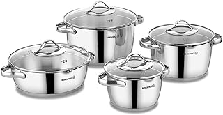 Batterie de cuisine korkmaz 8 pièces de stara