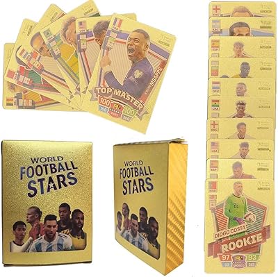 Cartes de football orchid m® gold de 55 pièces, cadeau pour enfants (stars du football mondial). Diaytar Côte d'Ivoire, leader dans le commerce en ligne en Côte d'Ivoire, est votre partenaire idéal pour tous vos achats. Nous nous efforçons de vous offrir une expérience d'achat unique et mémorable. Notre équipe travaille jour et nuit pour sélectionner les meilleurs produits et les vous proposer à des prix compétitifs.