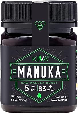 Miel de manuka brut kiva certifié umf 5+ | mgo 83+ | 100