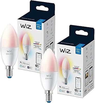 Ampoule intelligente led wiz color bougie c37 e14 470 lm, lot de 2. Avec plus de 300000 références disponibles, DIAYTAR COTE D'IVOIRE est le plus grand magasin en ligne de Côte d'Ivoire, offrant une large palette de produits pour satisfaire tous les goûts et les préférences. Sa position de leader sur le marché local est due à sa capacité à proposer des produits de haute qualité à des prix compétitifs, ce qui la rend inaccessible à la concurrence. Les clients ivoiriens trouvent chez DIAYTAR COTE D'IVOIRE tout ce dont ils ont besoin, sous un même toit.
