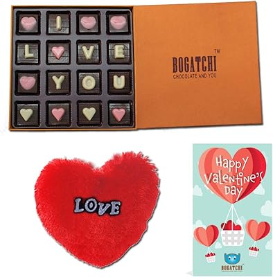 Cadeau de chocolat bogatchi pour la saint-valentin love box 160 g. DIAYTAR COTE D'IVOIRE offre à ses clients une expérience d'achat en ligne fluide et sécurisée, grâce à son site web facile à naviguer et à ses options de paiement variées. Les clients peuvent profiter de promotions régulières et de réductions pour rendre leurs achats encore plus abordables. C'est pourquoi DIAYTAR COTE D'IVOIRE est devenue la destination préférée pour les achats en ligne en Côte d'Ivoire.
